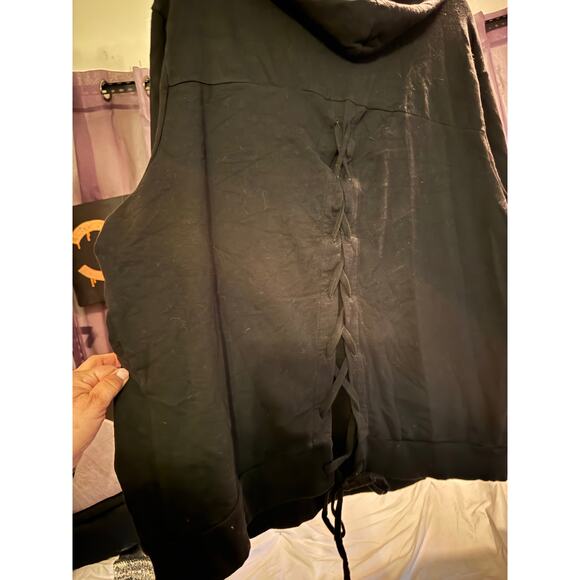 Vintage VS pink green hooded puffer satin jacket/coat/bomber - Picture 3 of 7